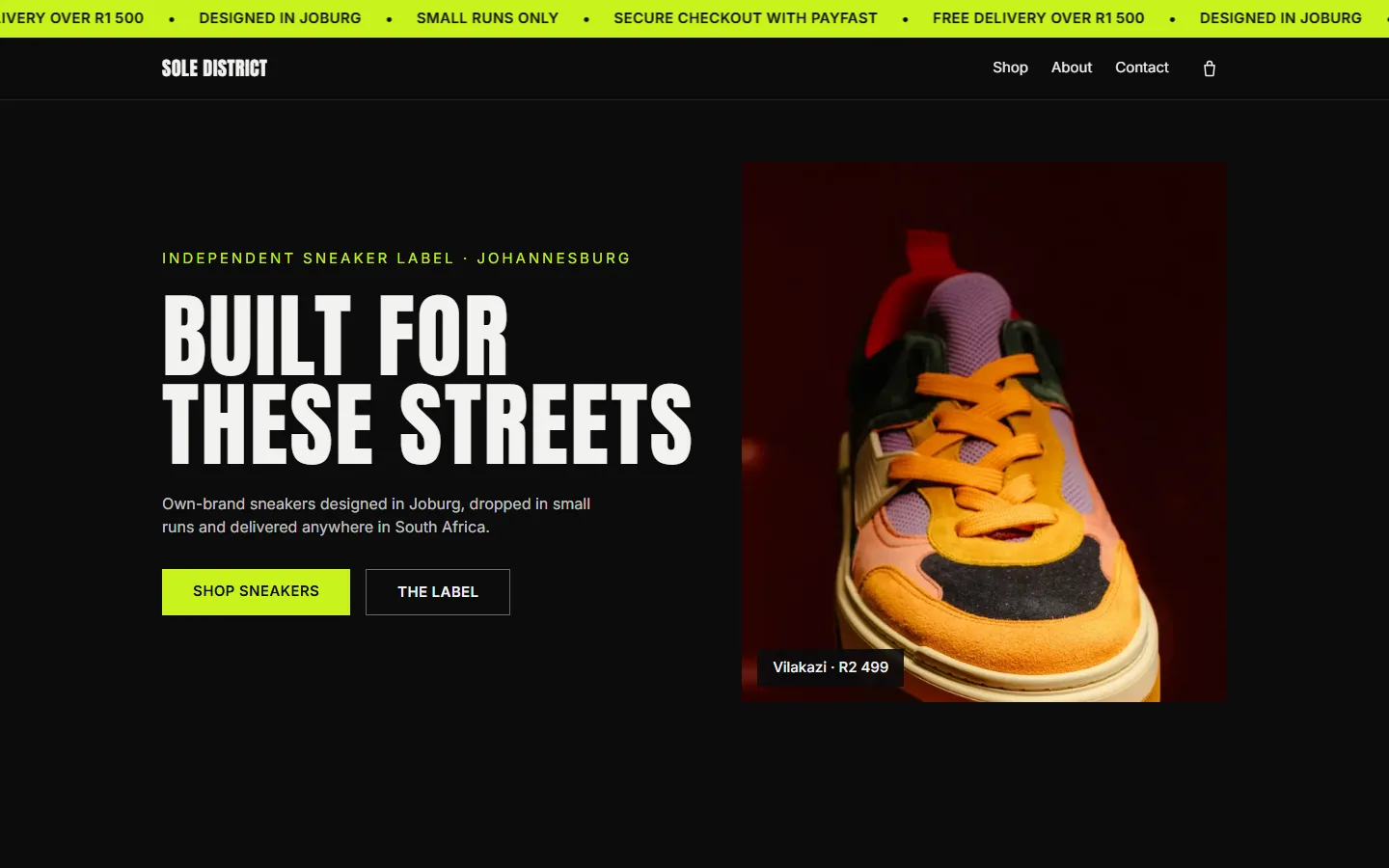 Sole District website